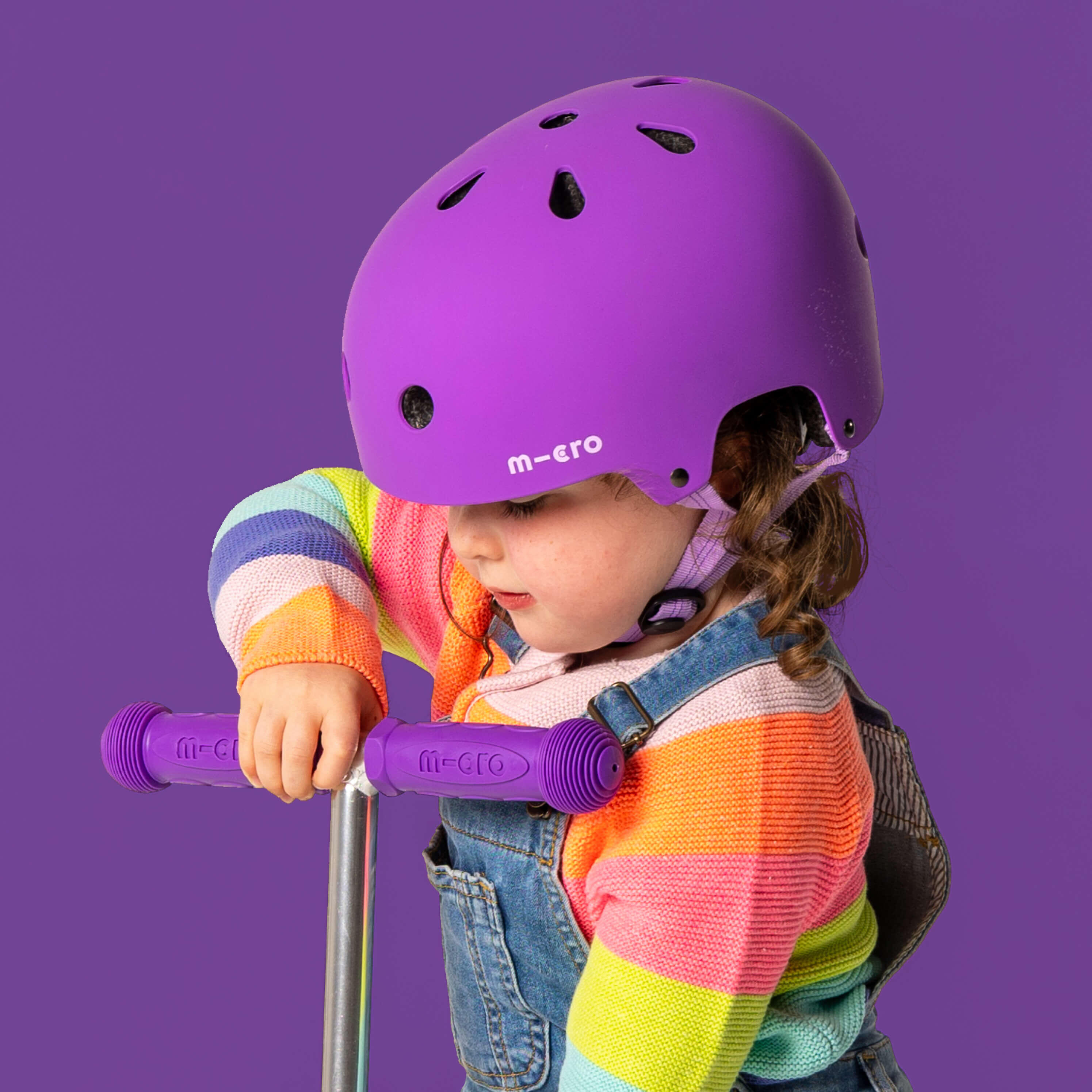 Purple Matt Helmet 5/7