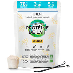 La véritable protéine de lait bio Vanille | 500g