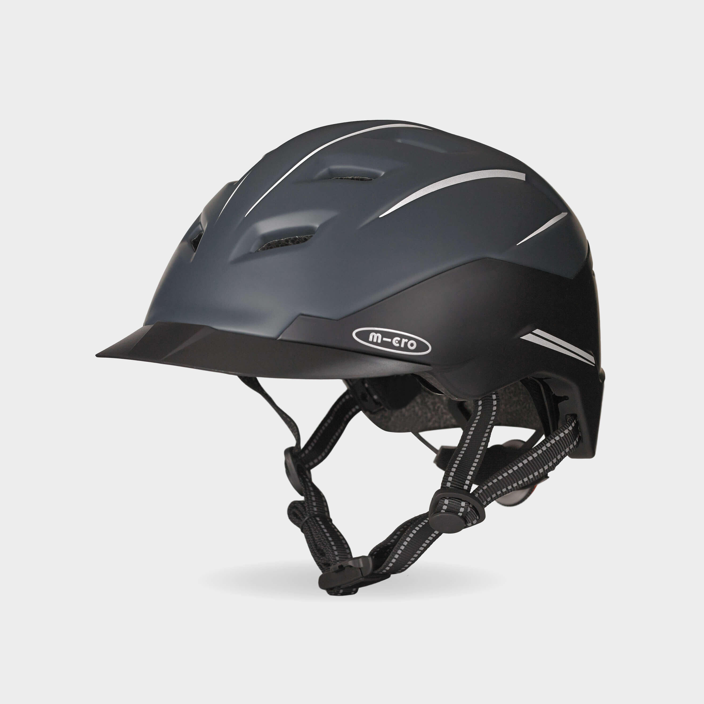 Adult Ebike Standard Helmet Black 1/6