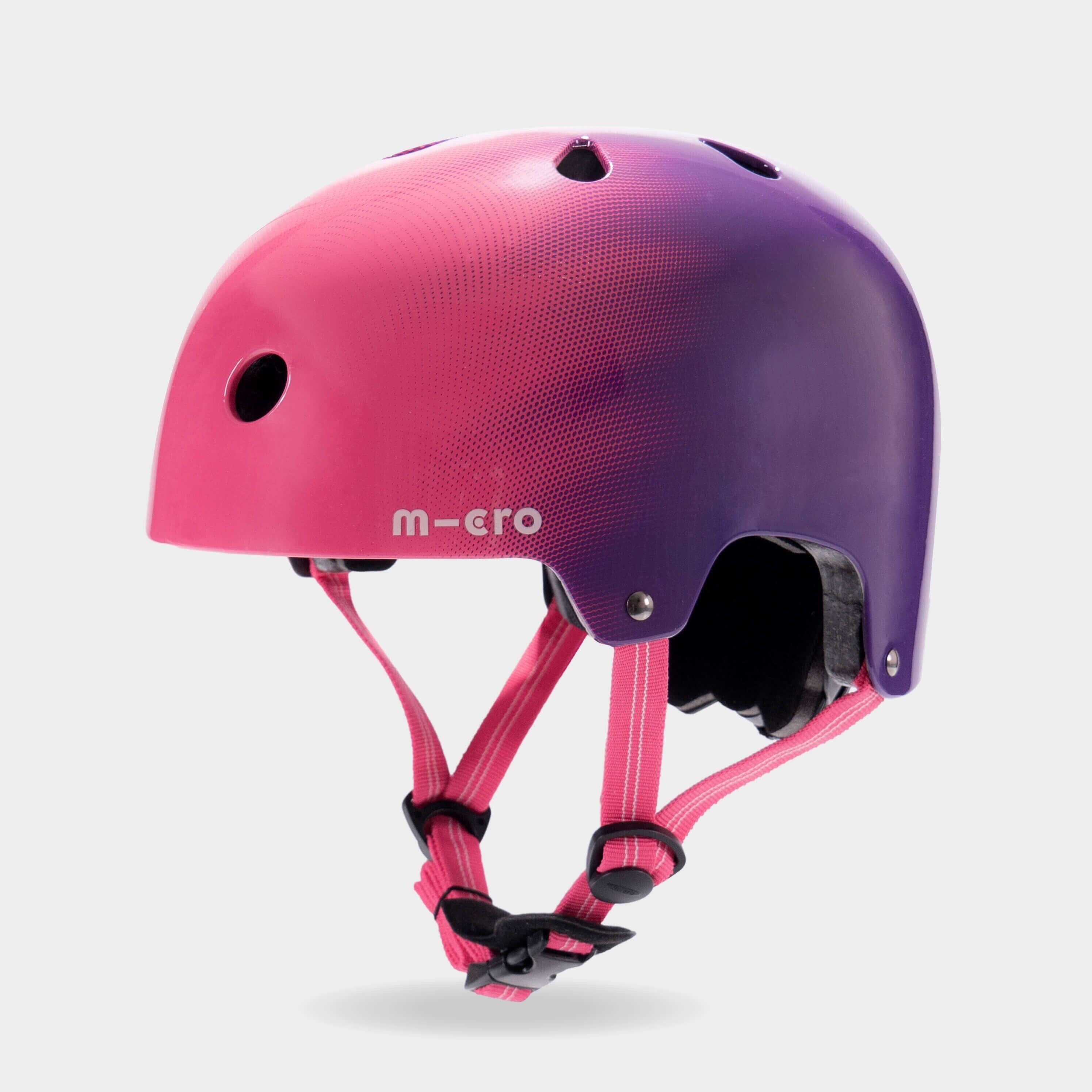 Ombre Purple/Pink Printed Helmet 1/7