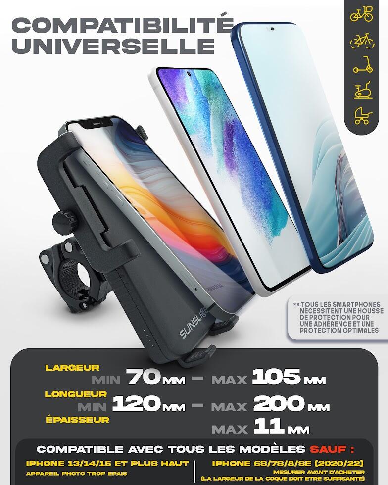 Ciclotrone | Supporto per telefono con powerbank integrato 6/7