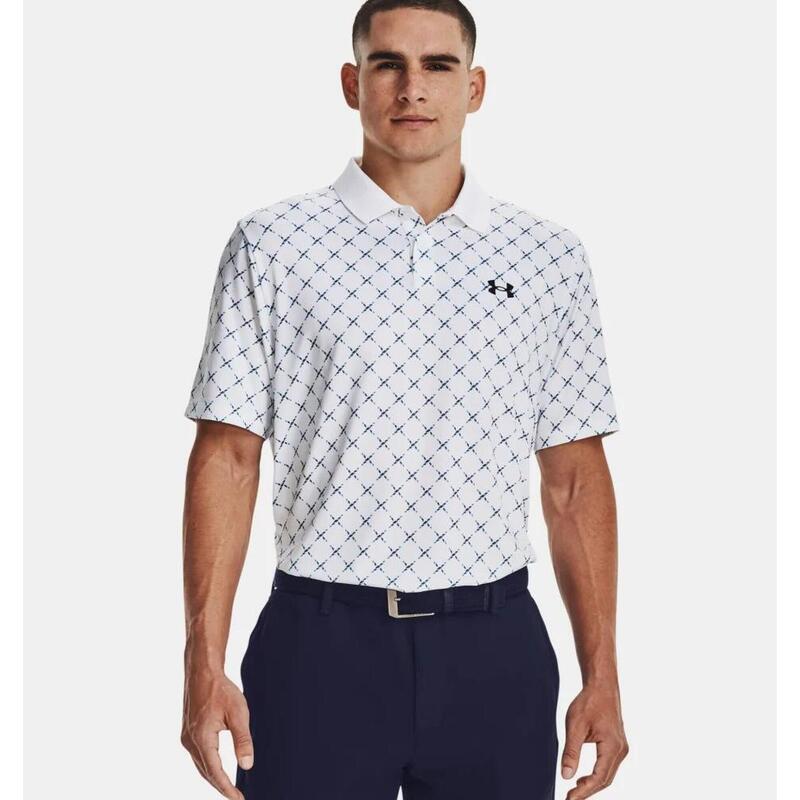 Polo Under Armour Golf Blanc