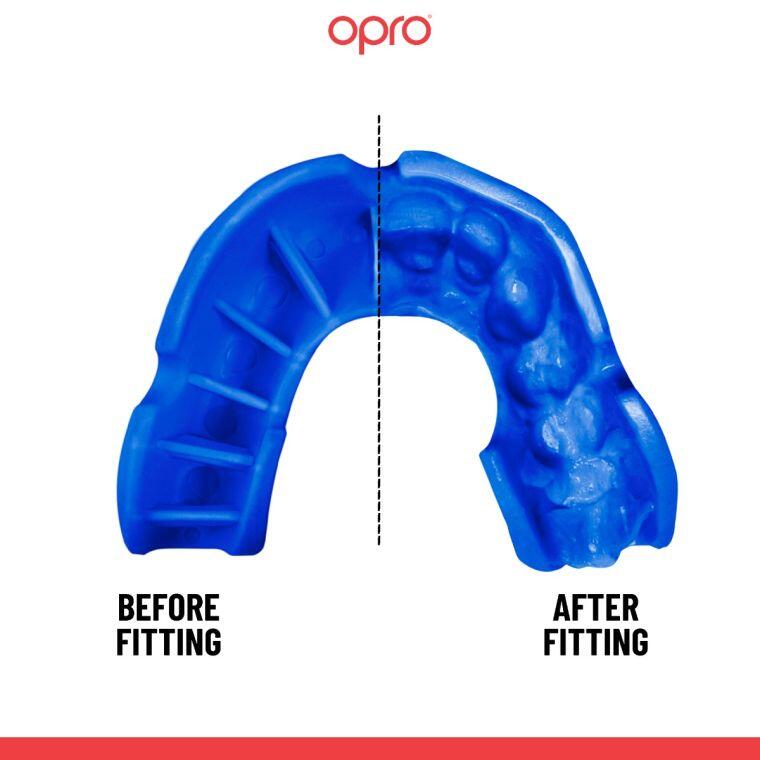 Protège dents Opro Bronze Bleu pour enfant 2/6