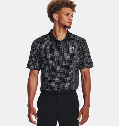 POLO GOLF HOMME UNDER ARMOUR NOIR