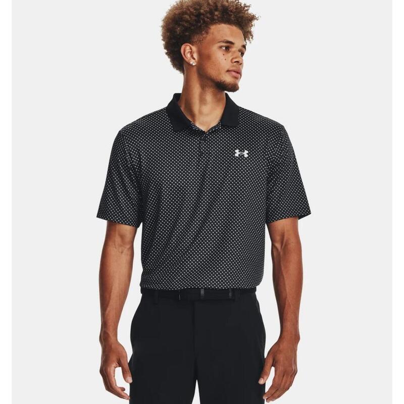 Golfpolo Heren Under Armour Zwart