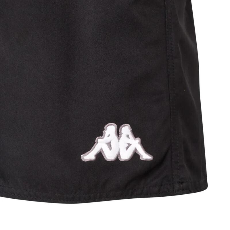 Pantaloni scurți de rugby negri Fredo Kappa pentru copii