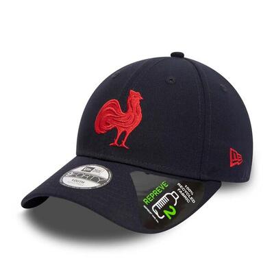 Pet new era 9forty editie frankrijk rugby ffr donkerblauw