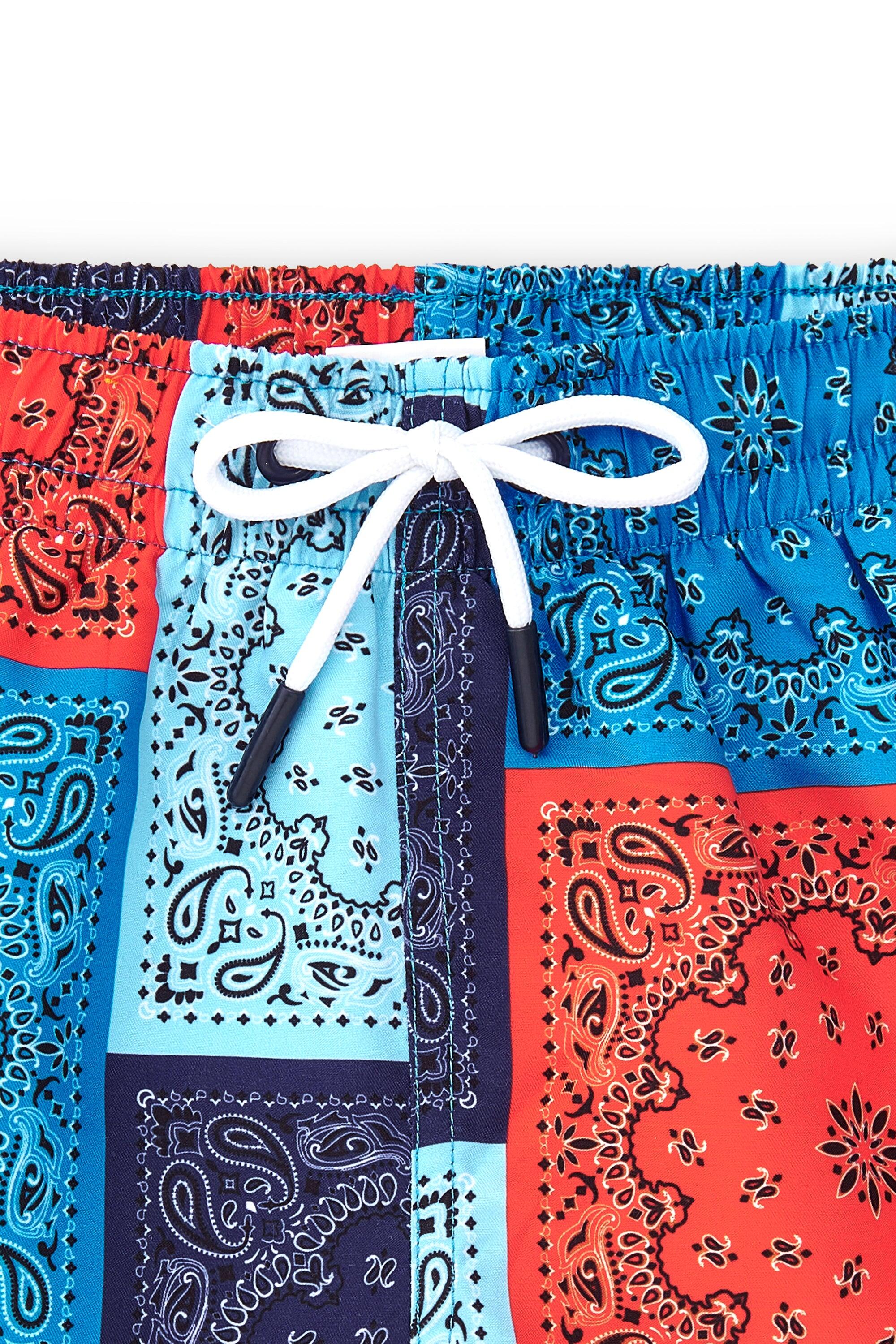 Bañador niño patchwork bandana multicolor 3/4