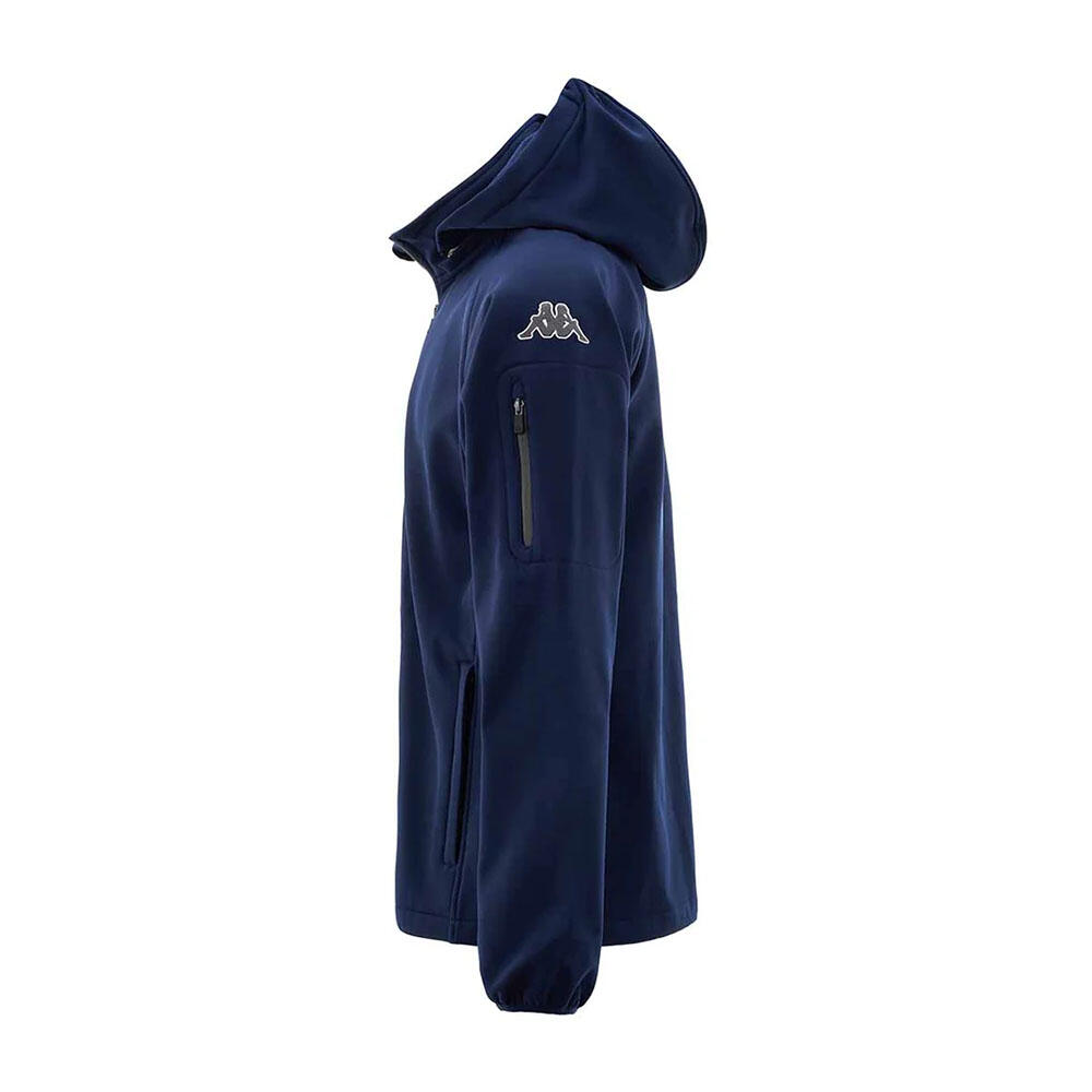 Chaqueta Softshell Valas Kappa Azul Marino para adulto 3/4