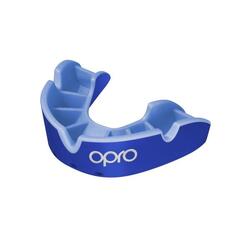Protège dents Opro Silver Bleu pour adulte