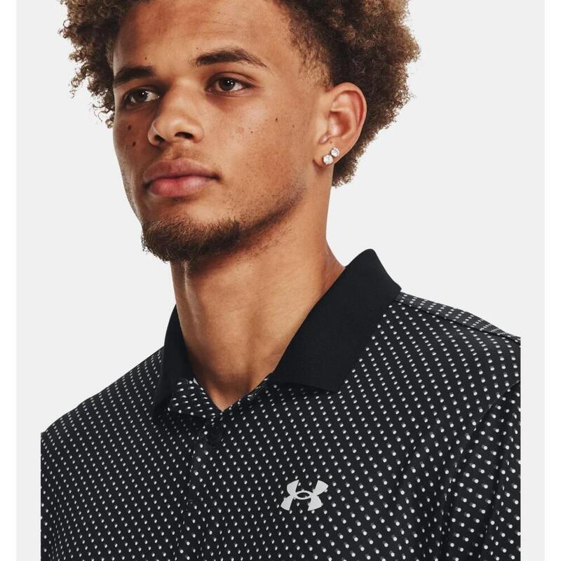 Polo De Golf Hombre Under Armour Negro