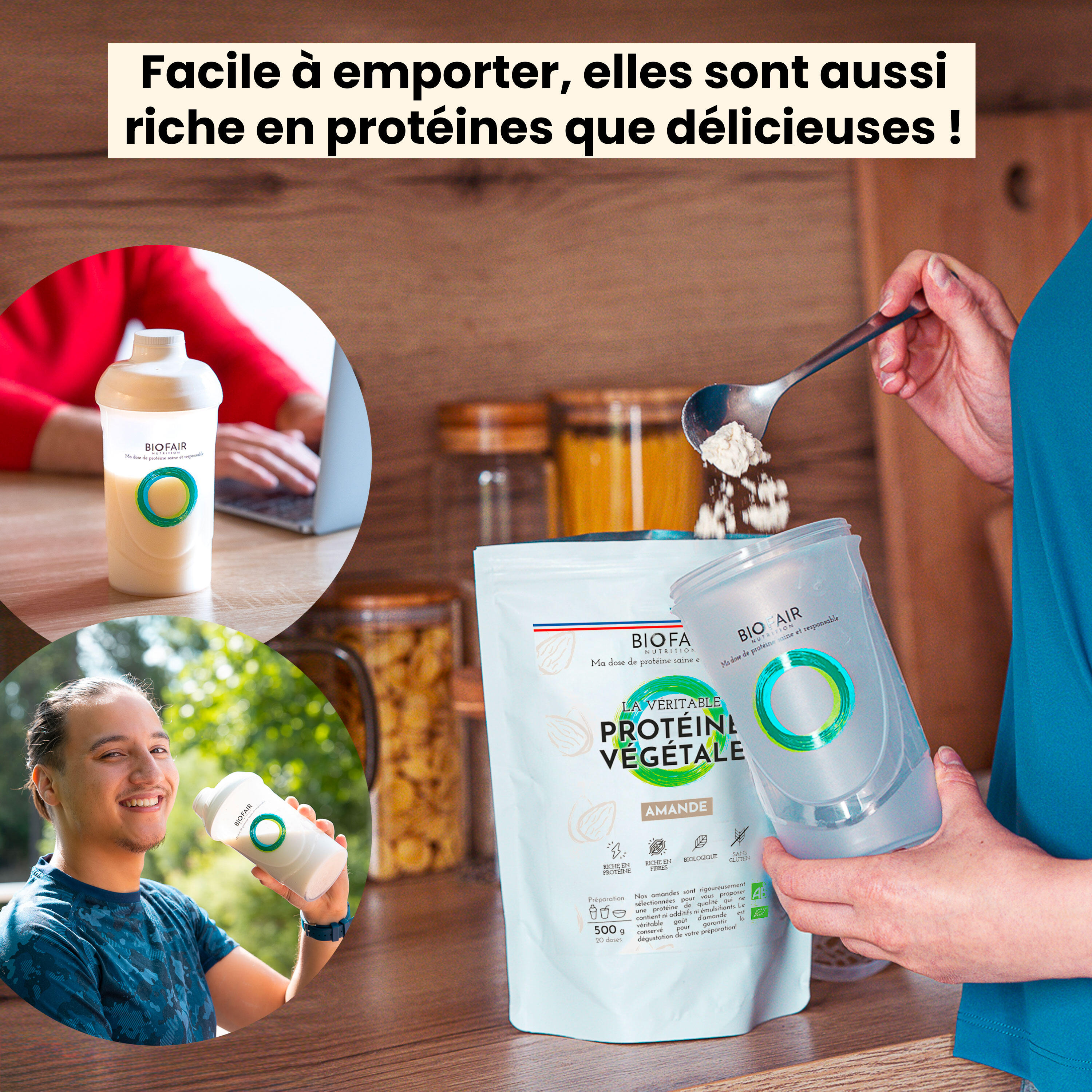 La véritable protéine végétale bio - Amande | 500g 4/6