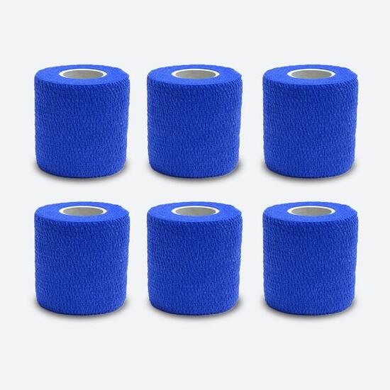 Cinta Cohesiva Fútbol Rinat Azul Pack 6 Unidades