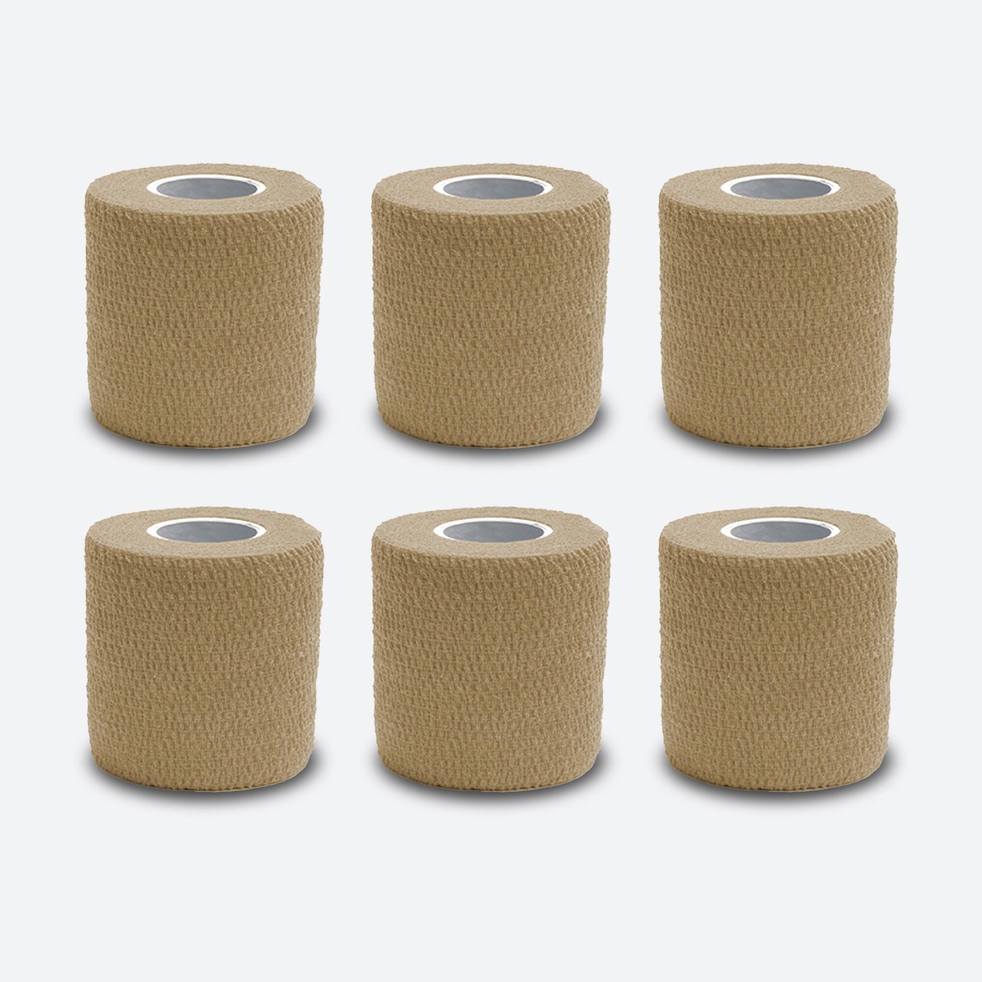 Rinat - Rinat Pack 6 Cohesive Tape Beige - Bande De Kinésiologie - Beige - Taille Unique - Decathlon
