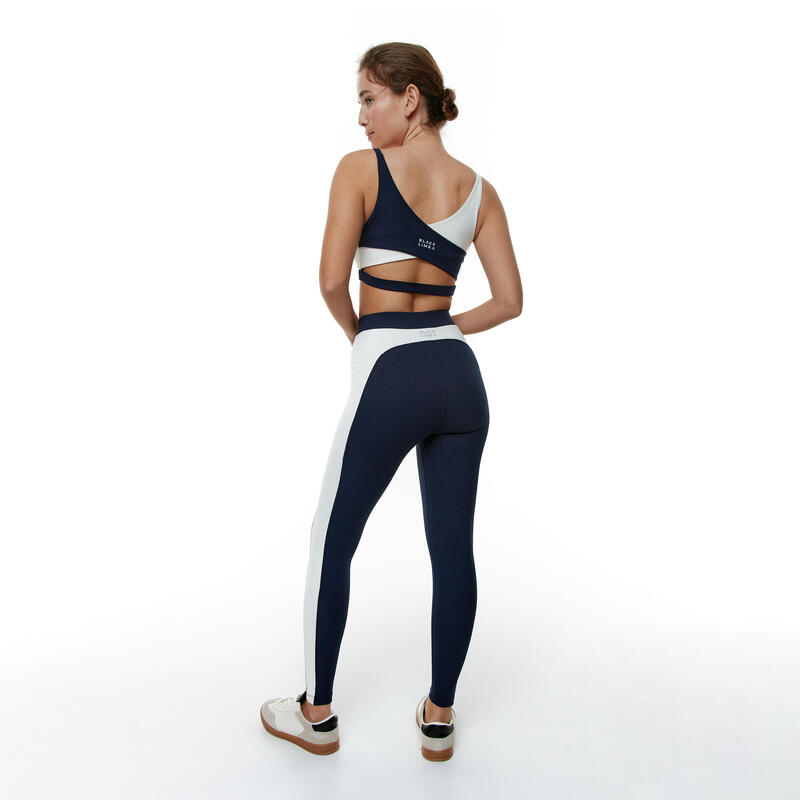 Legging desportivos Vega bicolor das mulher Black Limba