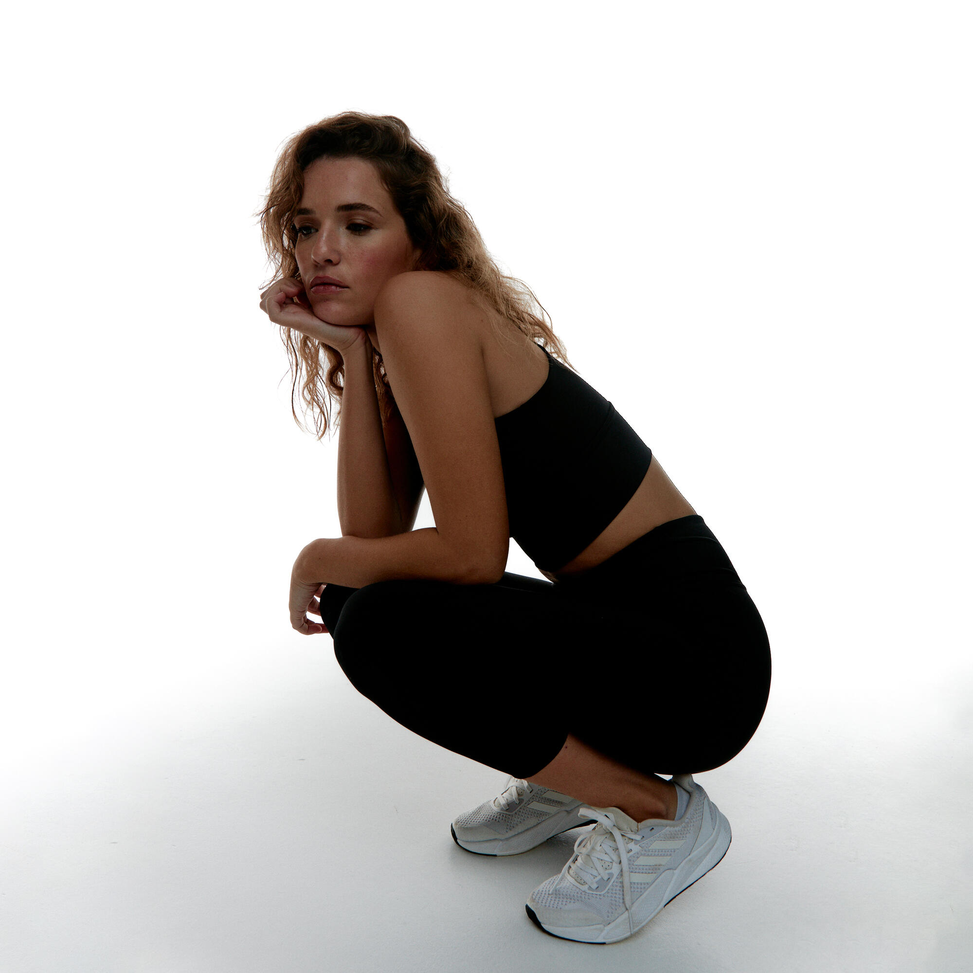 Ensemble de sport Top+Legging Diardi&Rocket Compressive pour femmes Black Limba 3/7
