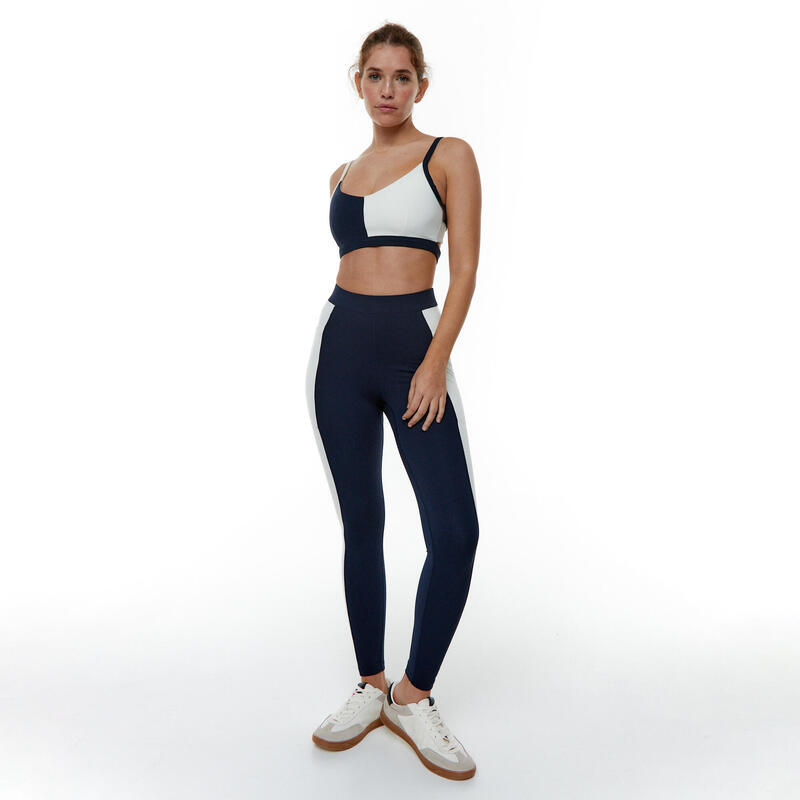 Legging desportivos Vega bicolor das mulher Black Limba