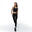 Conjunto desportivo Top+Legging Bhakti&Ica Compresivo das mulher Black Limba
