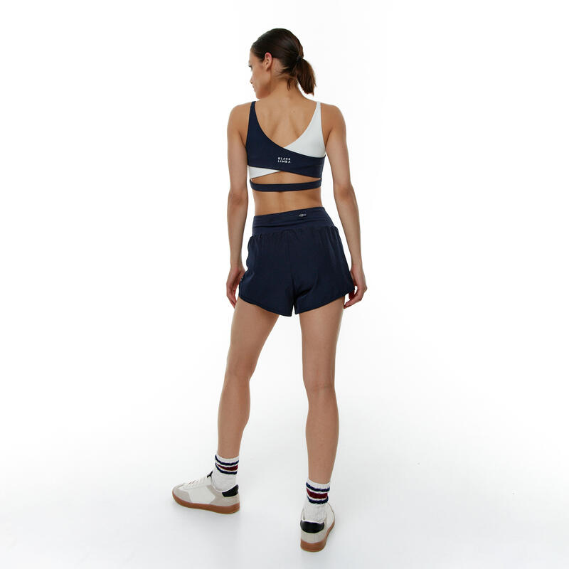 Conjunto deportivo Top+Short Vega&Merope  de mujer Black Limba