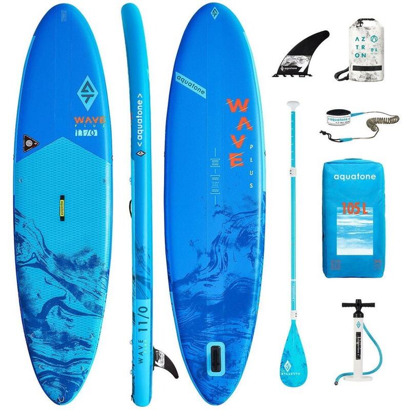 Zestaw Deska SUP Aquatone Wave Plus 11'0" 335cm z torbą 5l