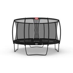 BERG Champion Regular Trampoline 430 Zwart + Safety Net Deluxe