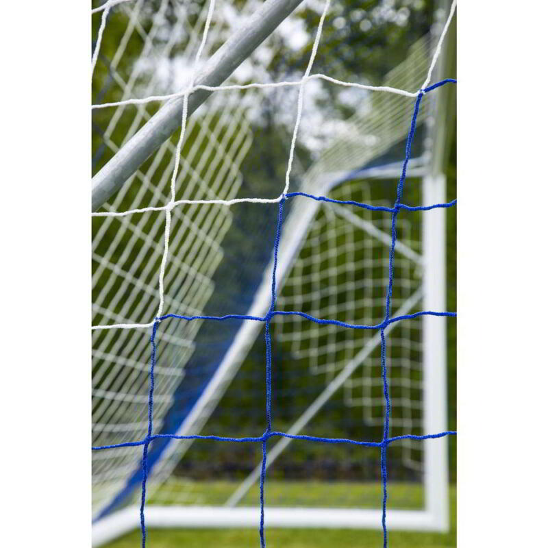 Voetbalnet 5m x 2m blauw/wit