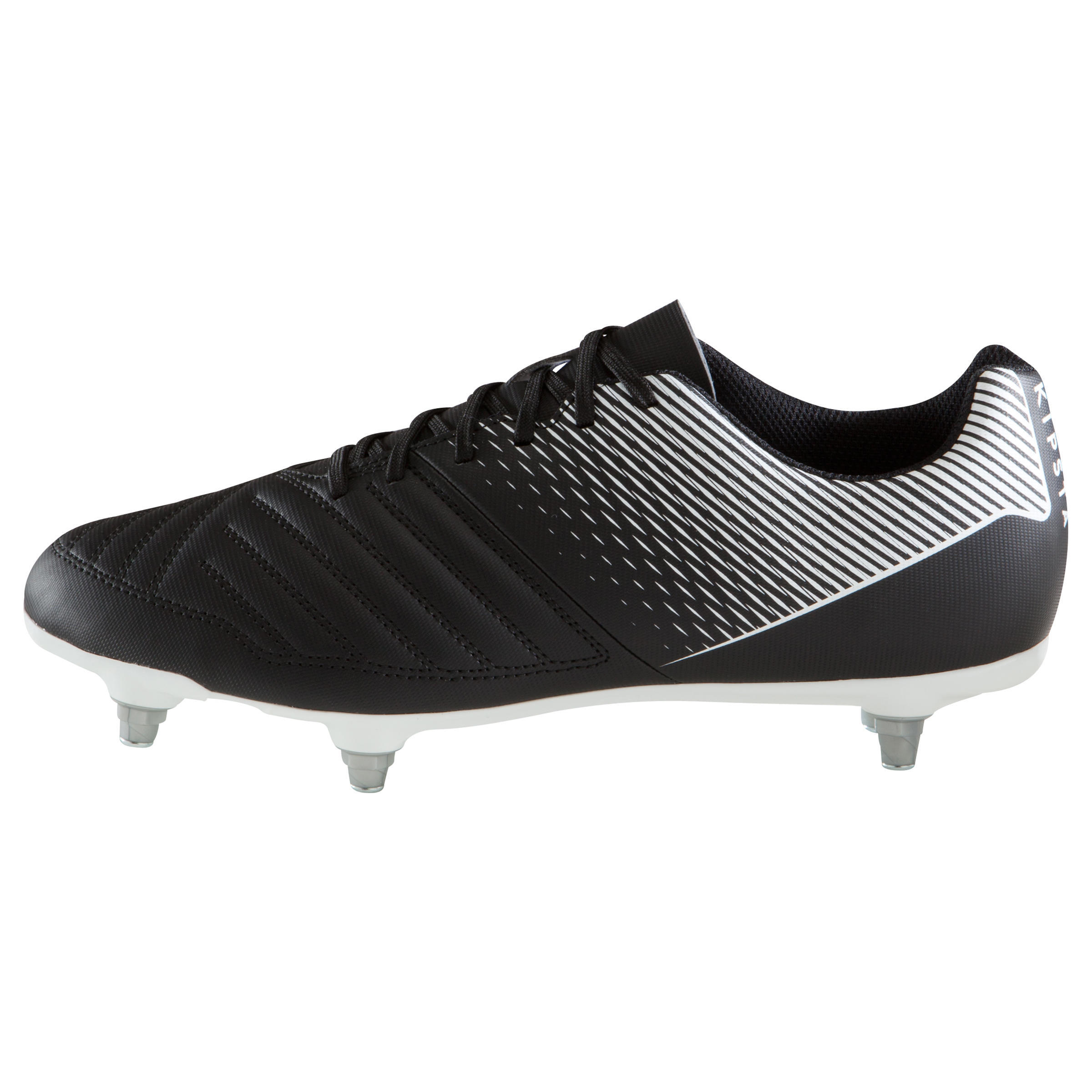 Tweedehands - Voetbalschoenen Agility 100 SG zwart/wit - REDELIJK 3/5