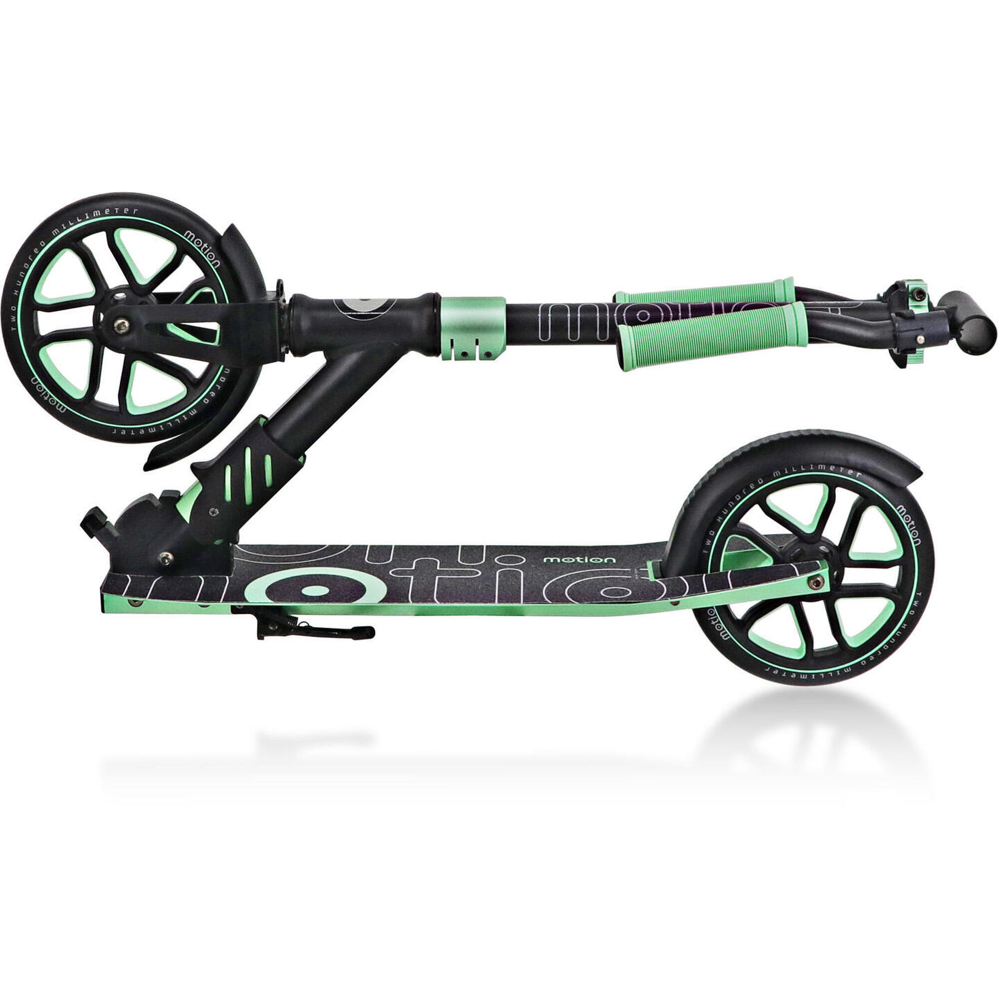 Speedy 200 mm, scooter nero menta