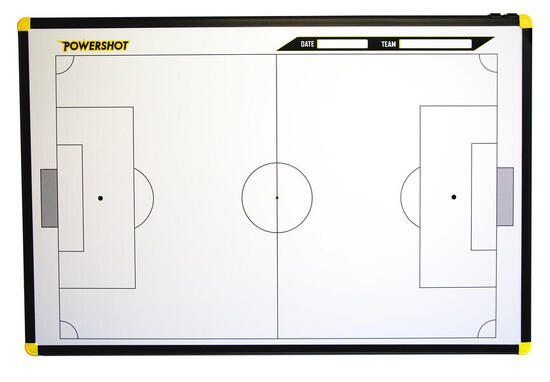 Lavagna tattica magnetica per il calcio 90x60cm + borsa