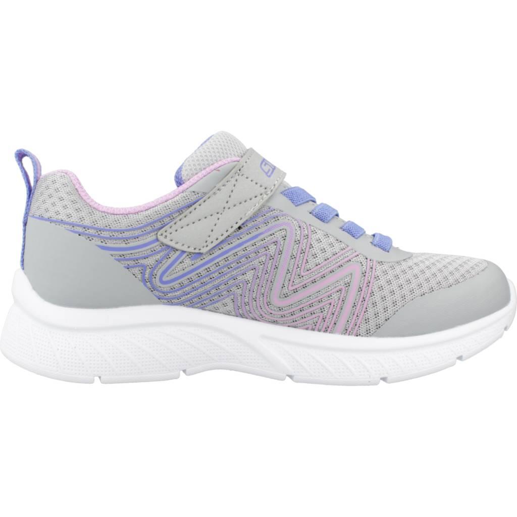 Ténis Skechers Modelo Microspec Plus - Swirl Swee Cor Cinza 4/5