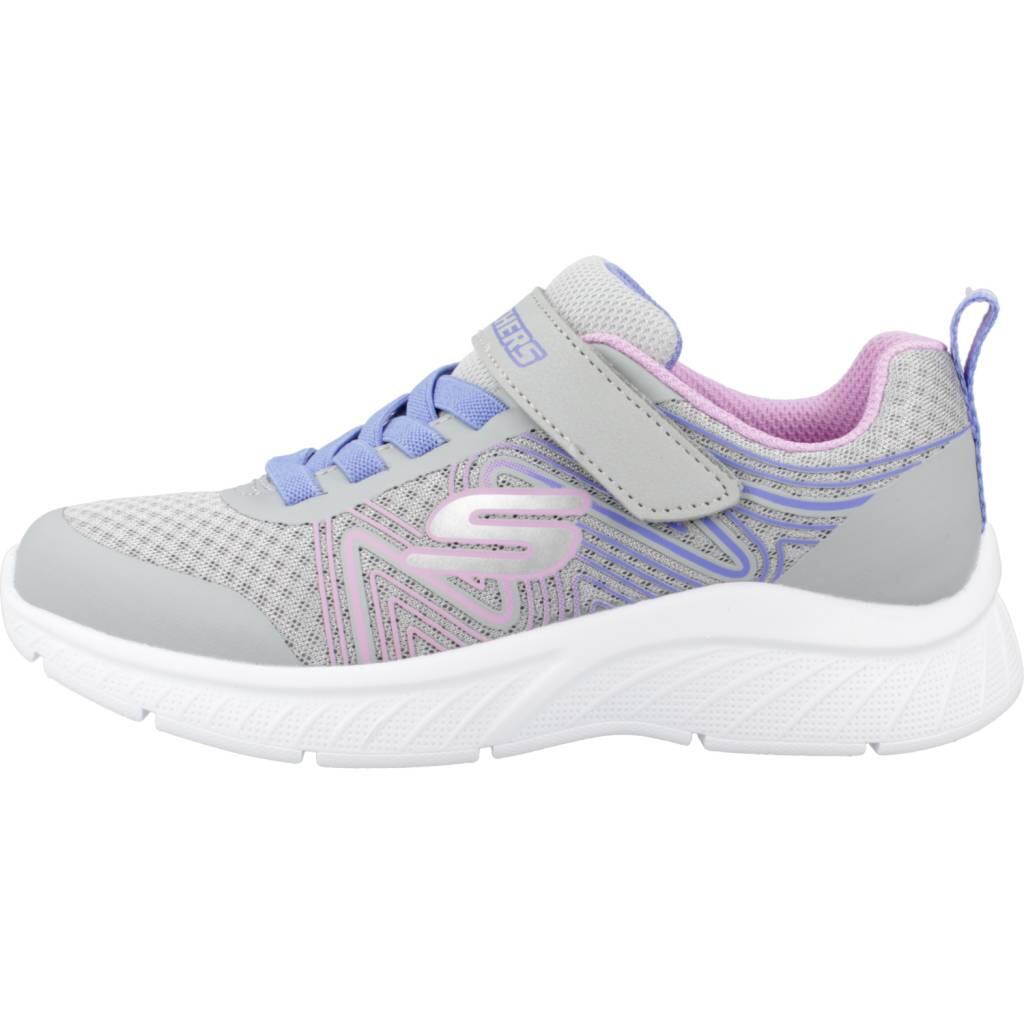 Ténis Skechers Modelo Microspec Plus - Swirl Swee Cor Cinza 2/5