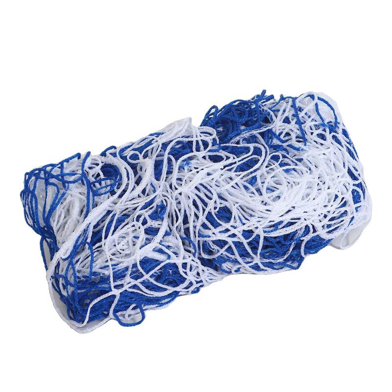 Voetbalnet 3x2x0,5x1,2m - blauw/wit