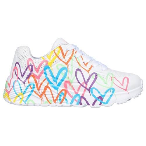 Skechers - Chaussures Universel Enfants Skechers Uno Lite Spread The Love - Chaussures De Sport - Blanc - 37,5 - Decathlon