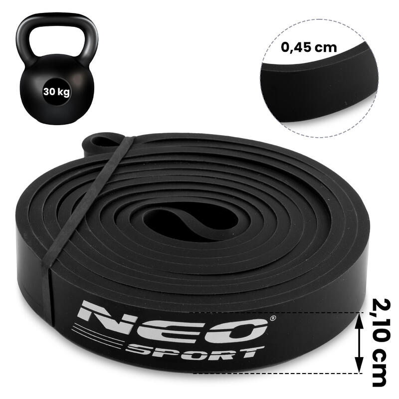 Guma taśma oporowa do ćwiczeń podciągania 208x2,1cm Neo-Sport