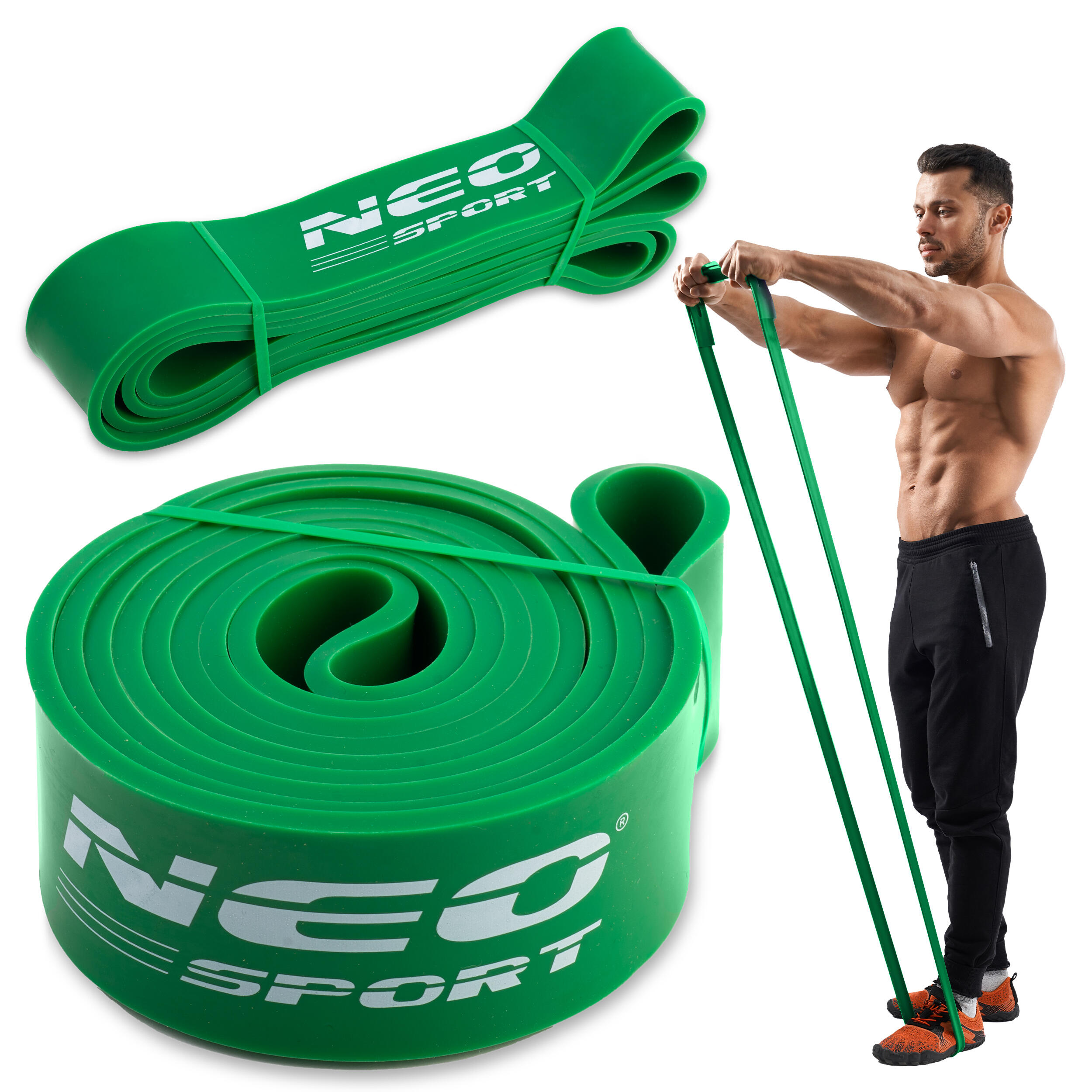 Título do Produto: Elástico de treino para puxada Adulto Neo-Sport