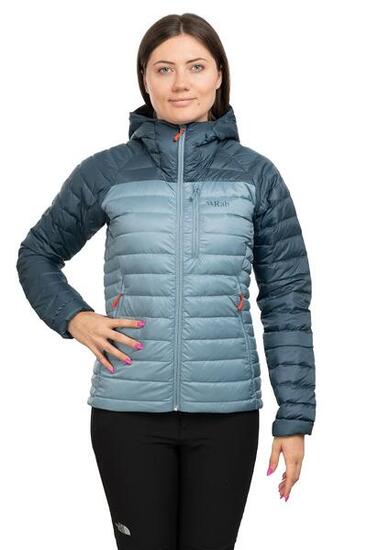 Giacca piumino donna Rab Microlight Alpine Women blu/azzurro M