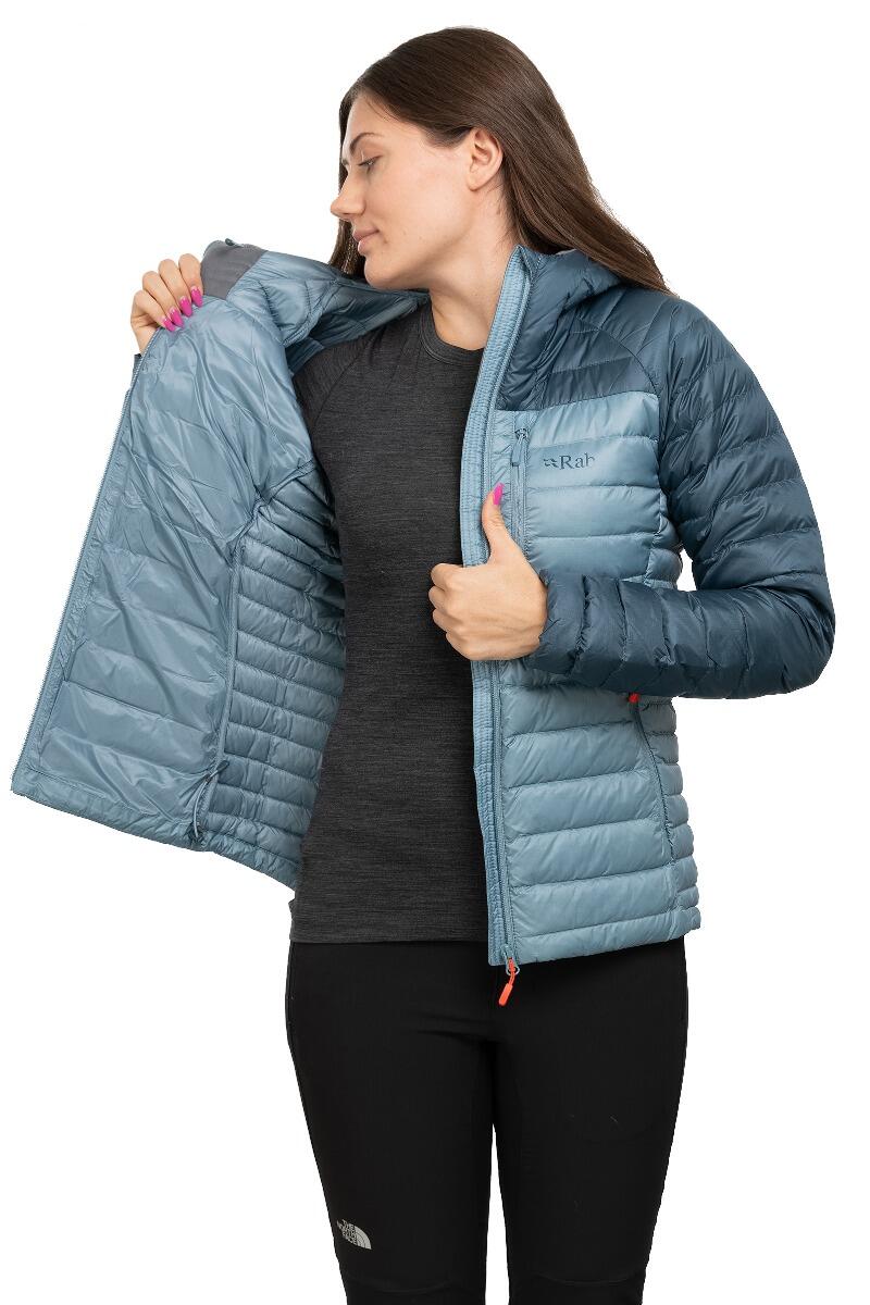 Giacca piumino donna Rab Microlight Alpine Women blu/azzurro S 4/7