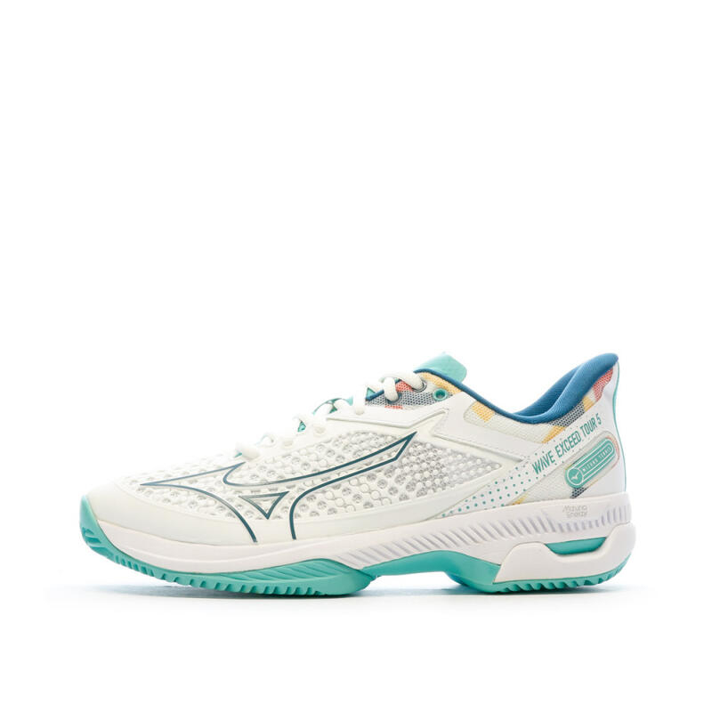 Chaussures de tennis Blanches Femme Mizuno Wave Exceed