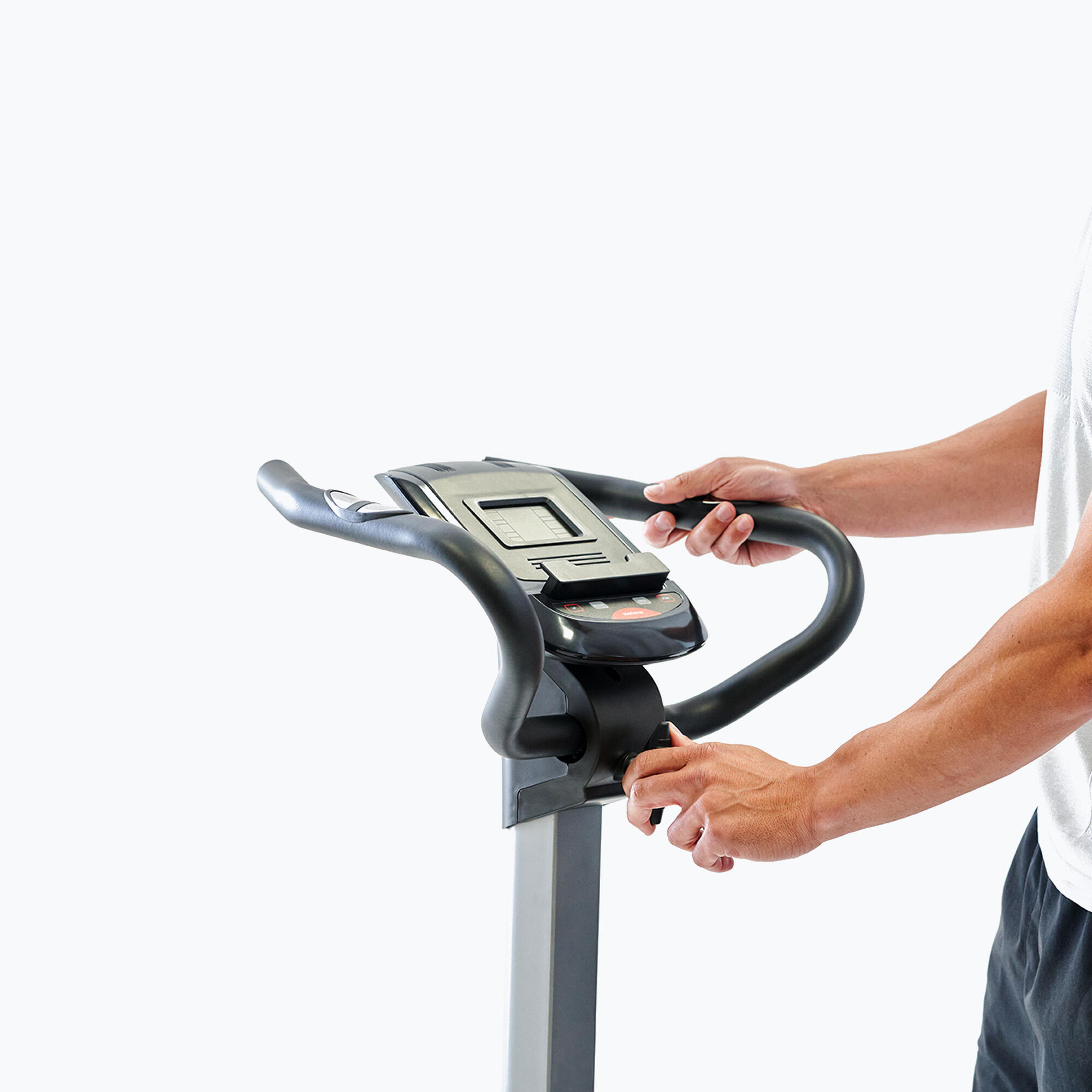 Paros E hometrainer inclusief houder voor slimme apparaten en magnetische rem 5/6