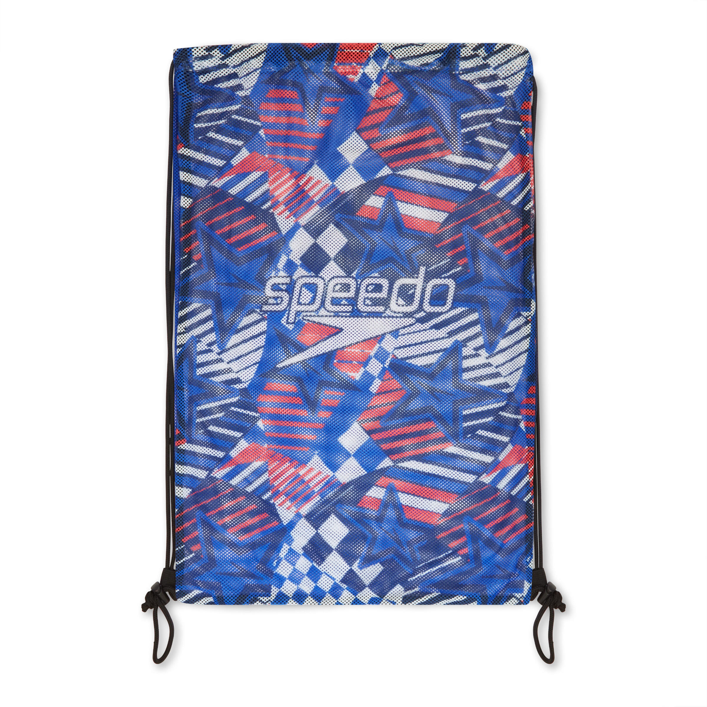 Speedo Mesh Tas Printed Rood/Wit/Blauw 5/5