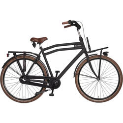 Avalon Transportfiets Heren Cargo 28 Inch 53 cm Heren 3V Terugtraprem Matzwart