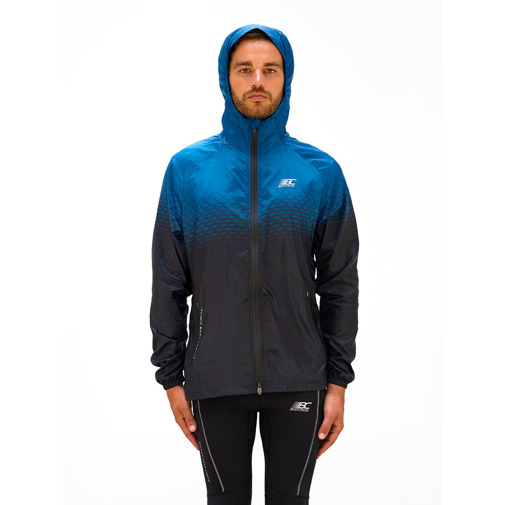 Bodycross - Veste Coupe-vent Déperlant Homme Running-trail Performance Windbreaker - Coupe Vent - Bleu - 36 Xs - Decathlon