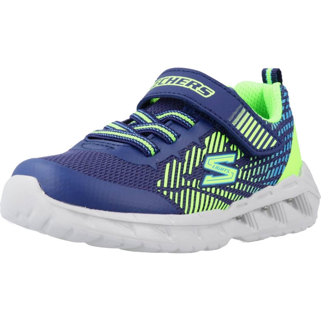 Zapatillas nino Skechers Magna lights Azul Decathlon