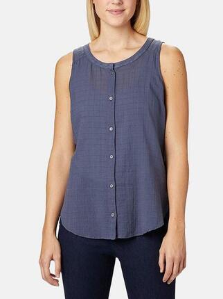 Chemise sans manches Summer Ease - Coton bleu
