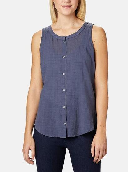 Chemise sans manches Summer Ease - Coton bleu