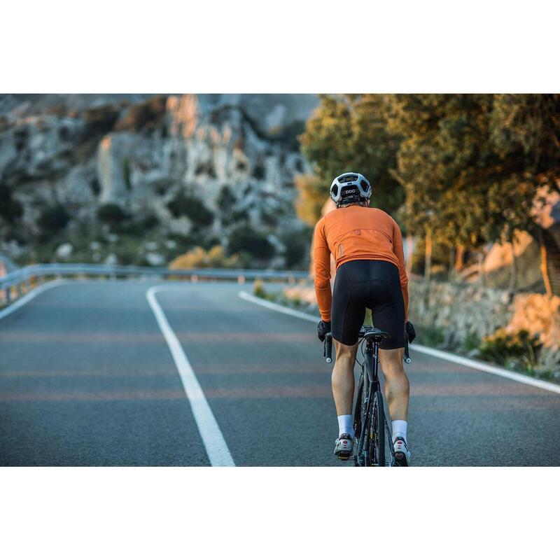 Maglia a manica lunga da ciclismo da uomo Signature 1.0 Arancio Bruciato