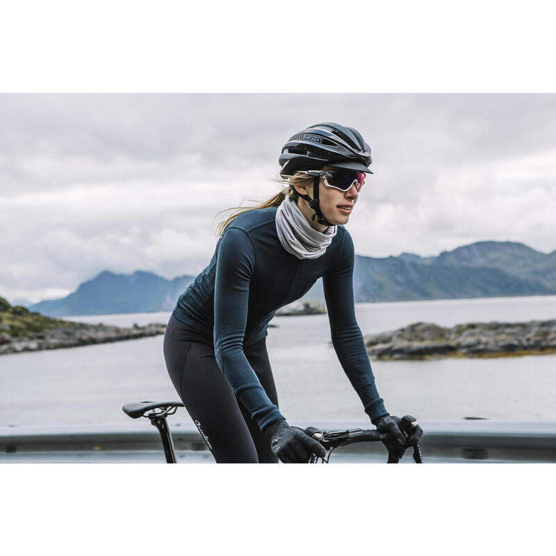 Maglia a manica lunga da ciclismo da donna Signature 1.0 Blu Notte