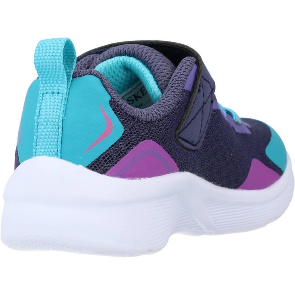 Zapatillas niña Skechers Microspec-bright Retros Azul 3/5