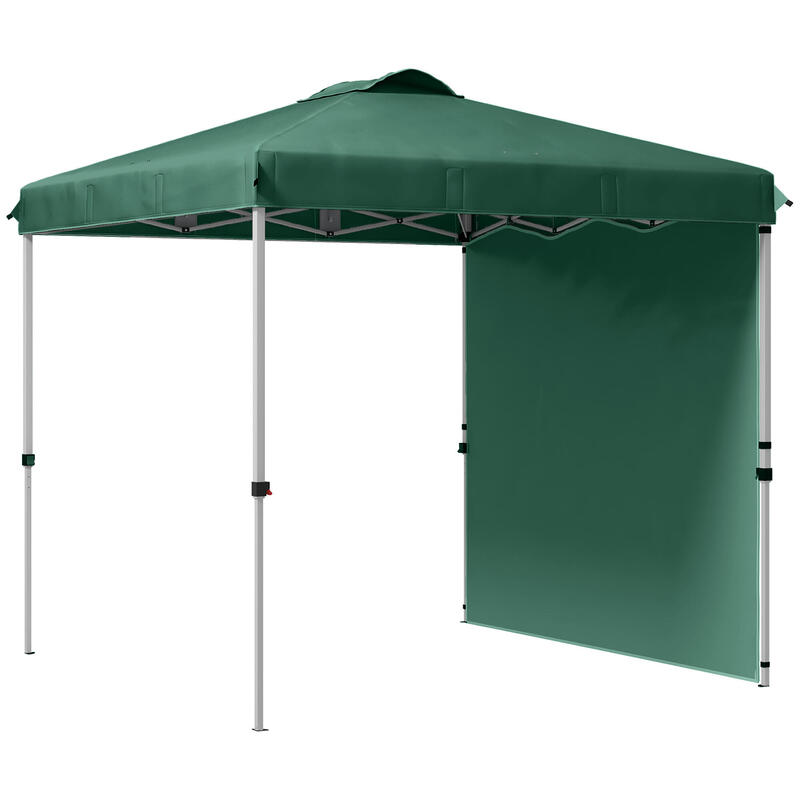 Carpa para eventos deportivos Outsunny 247x247x268 cm Verde