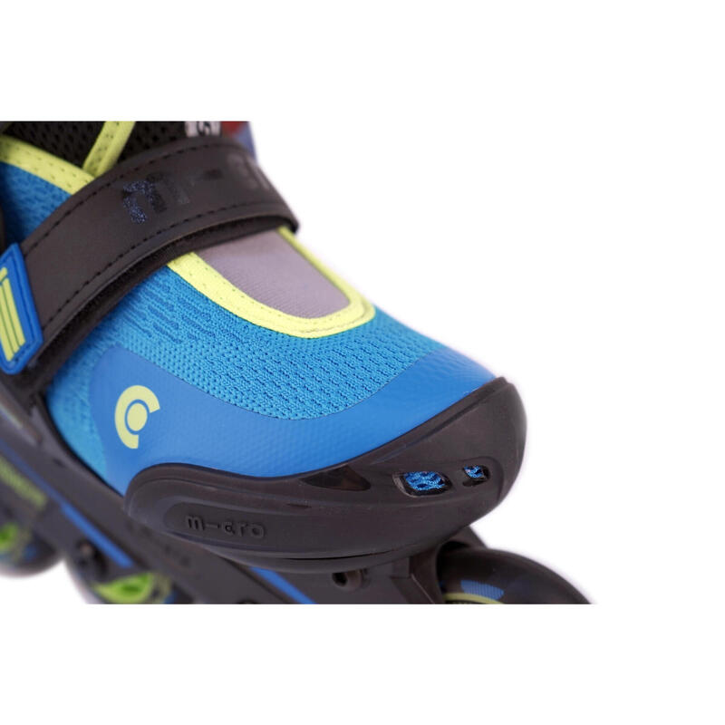 Pattini in linea allungabili bambino Micro Skate Cosmo Blu